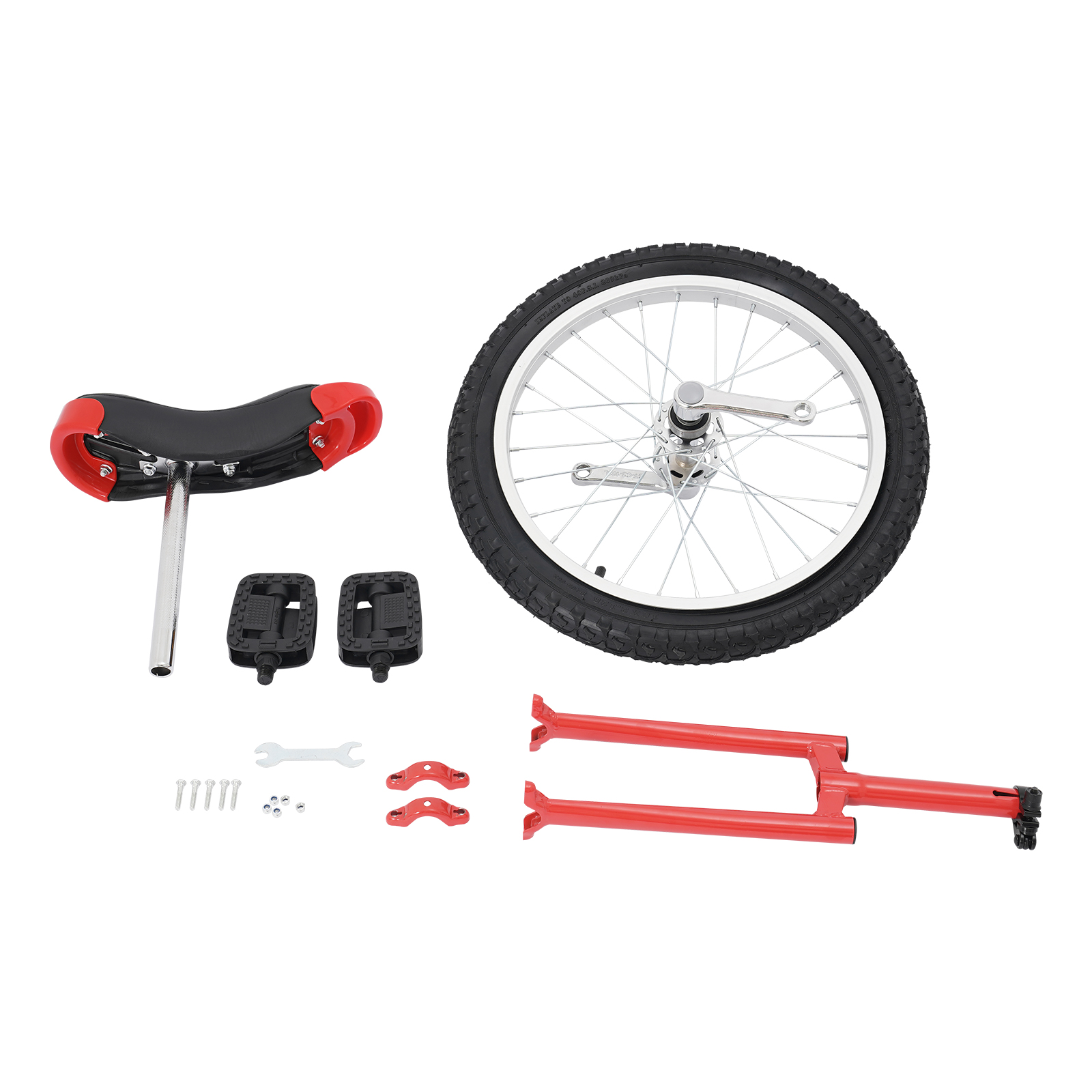18in Adjustable Exercise Unicycle, Outdoor Unicycle, One Wheel